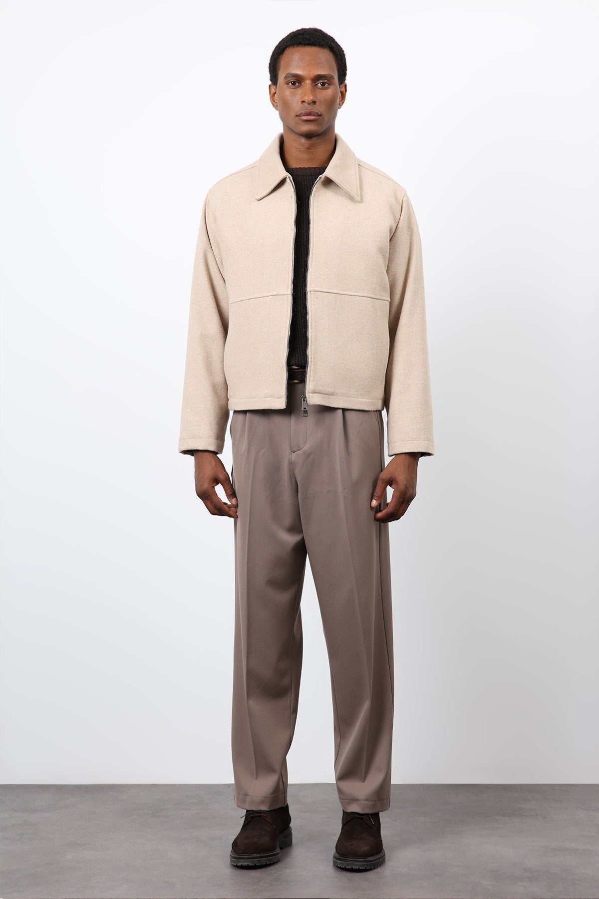 Antioch Regular Fit Textured Men's Jacket