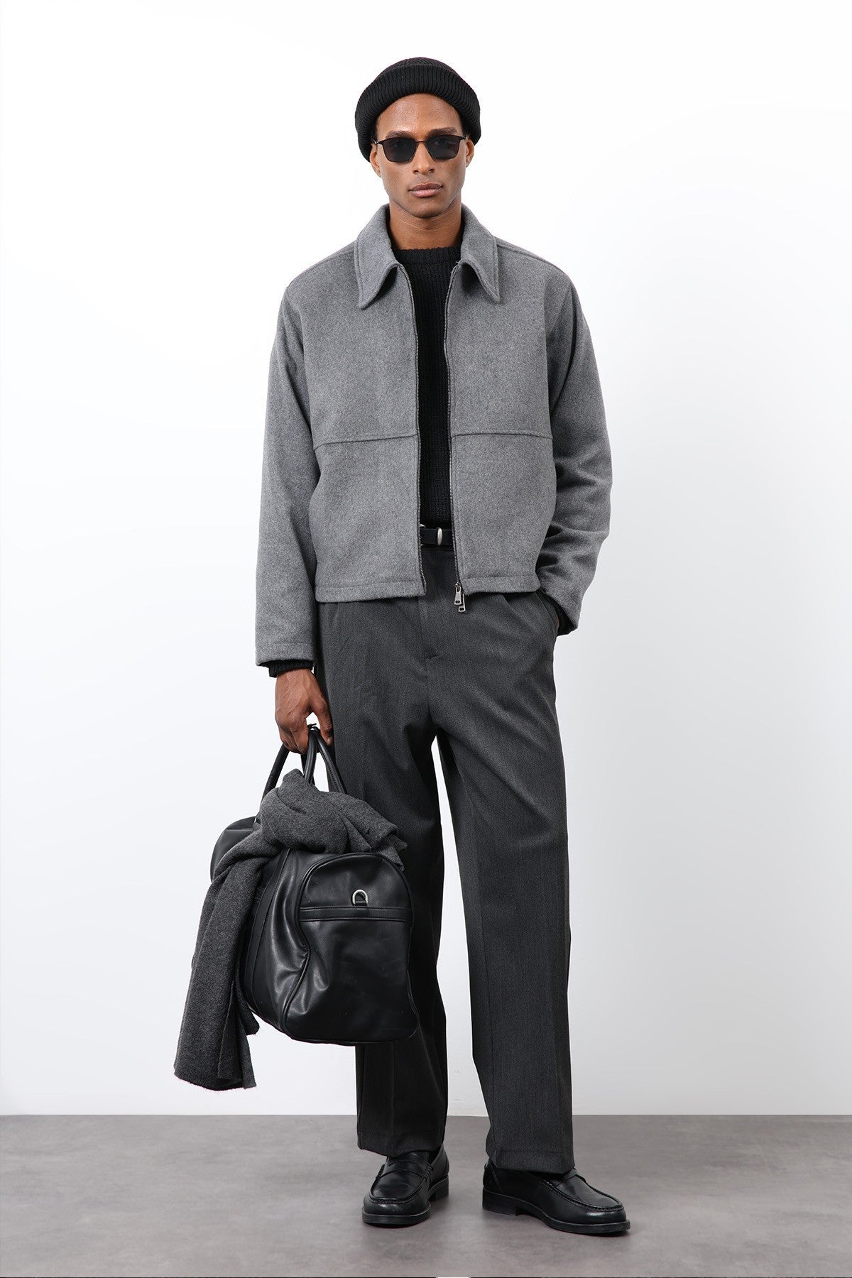 Antioch Regular Fit Textured Men's Jacket