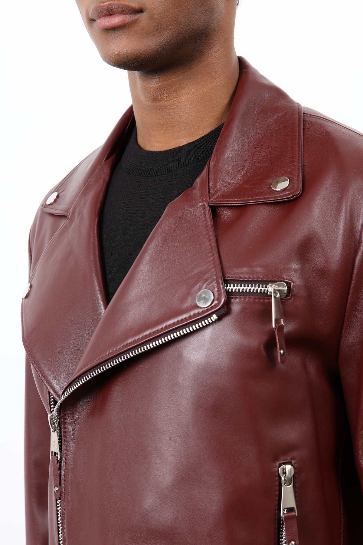 Antioch 100% Leather Biker Jacket