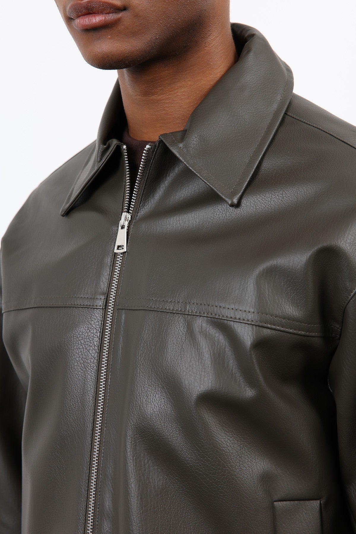 Antioch Relax Fit Men's Leather Jacket