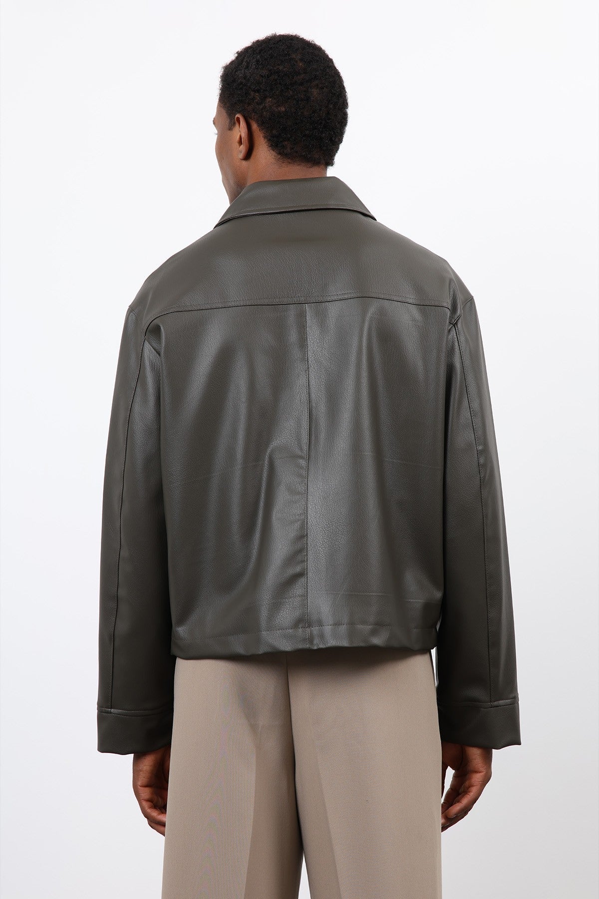Antioch Relax Fit Men's Leather Jacket