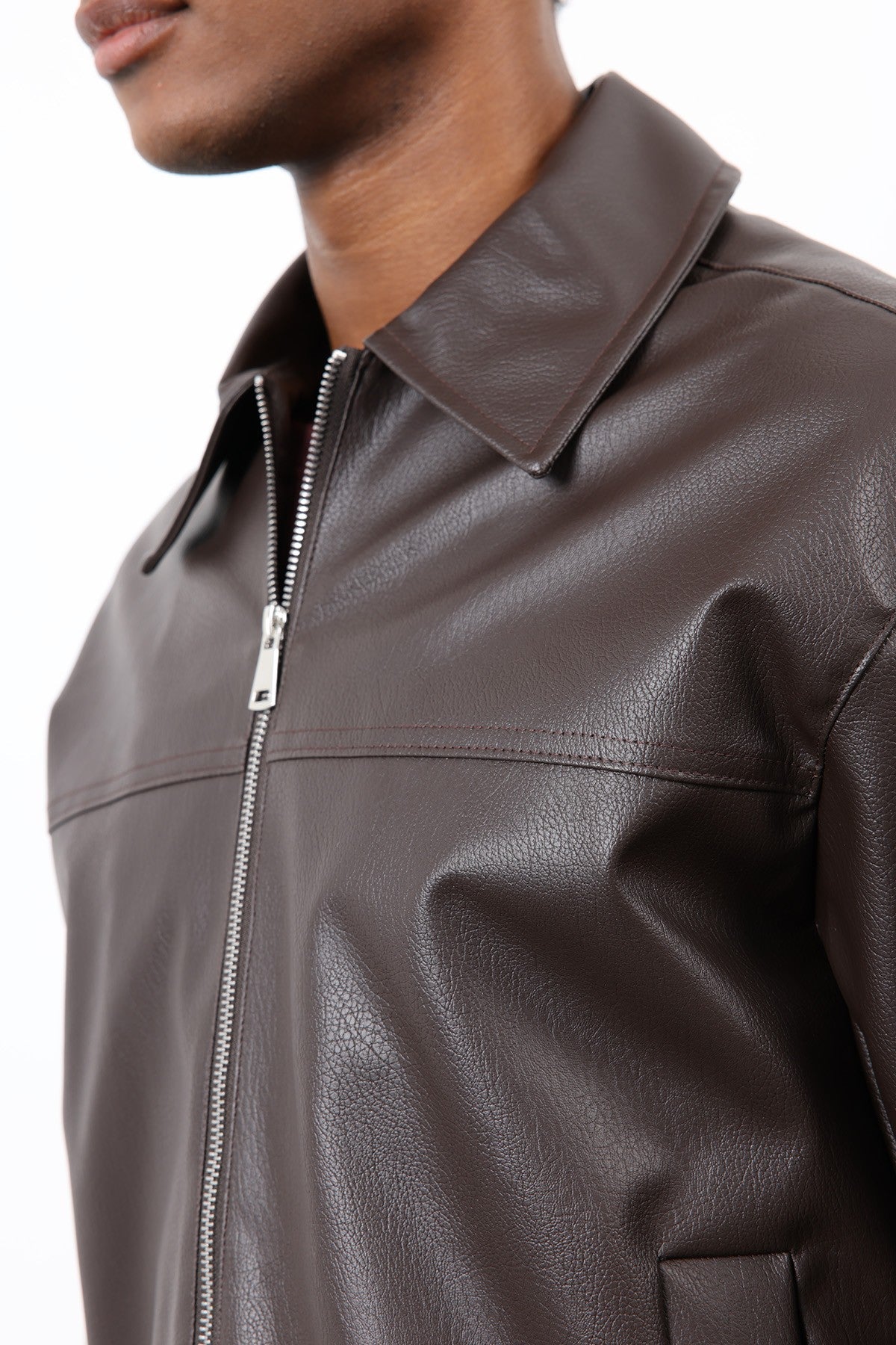 Antioch Relax Fit Men's Leather Jacket