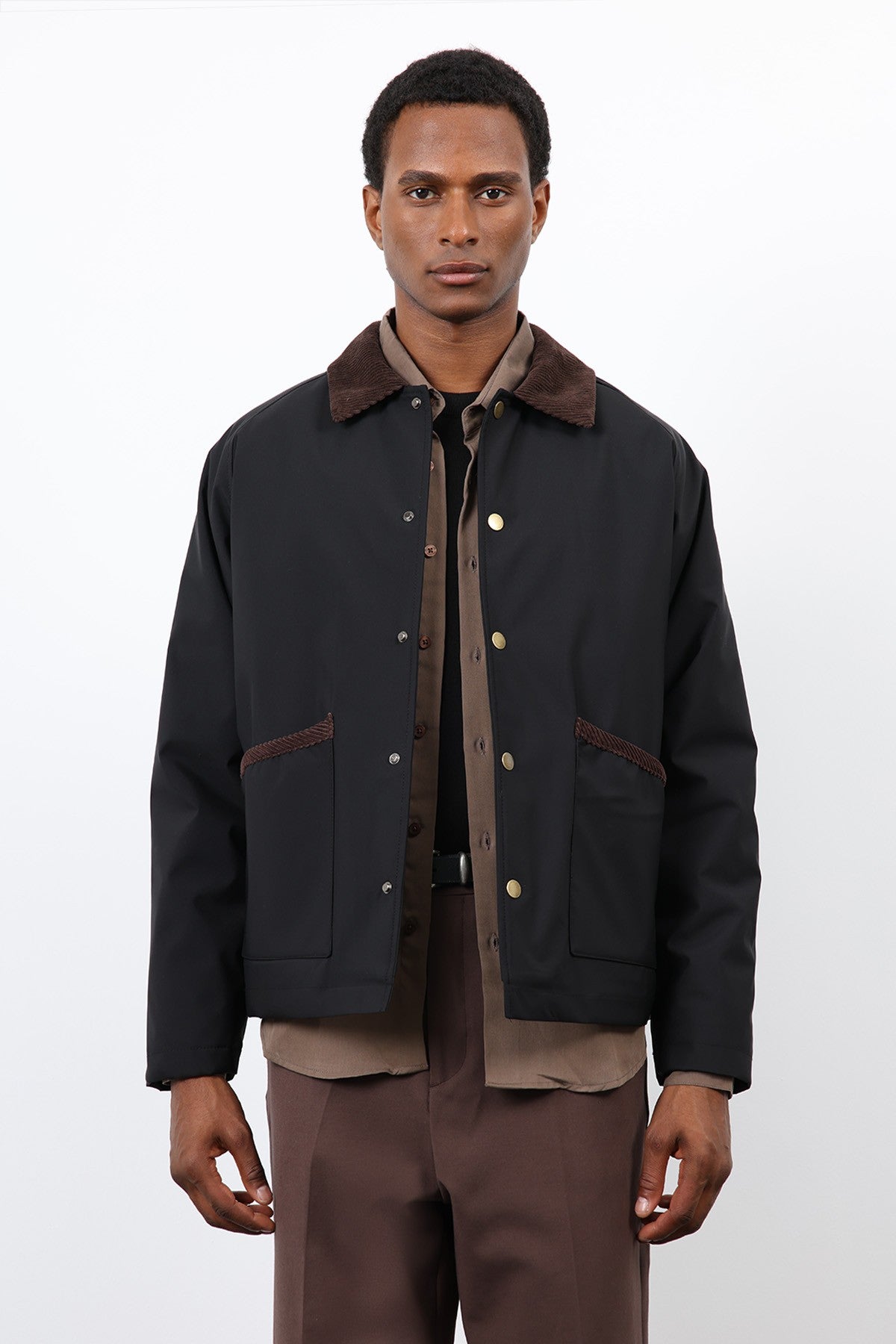 Antioch Contrast Collar Men's Jacket