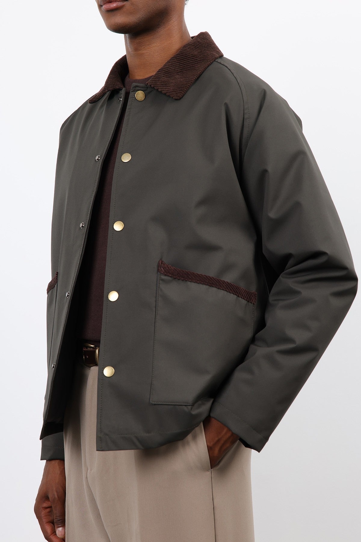 Antioch Contrast Collar Men's Jacket