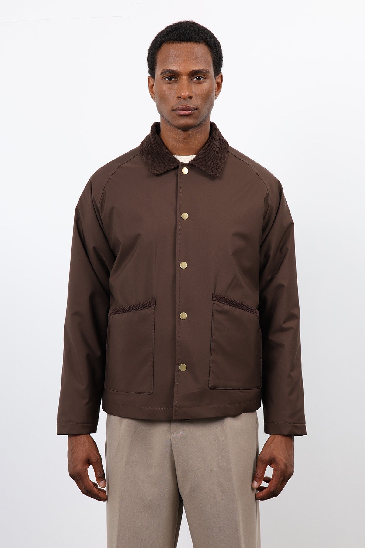 Antioch Contrast Collar Men's Jacket
