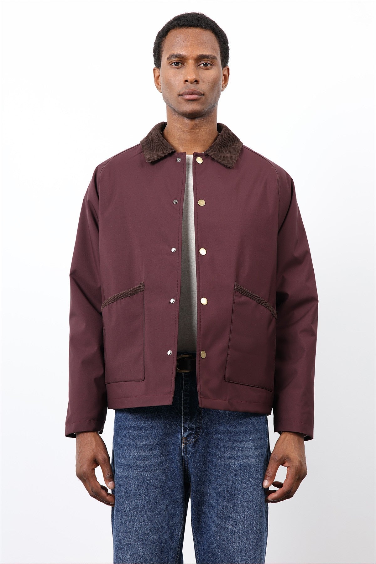 Antioch Contrast Collar Men's Jacket