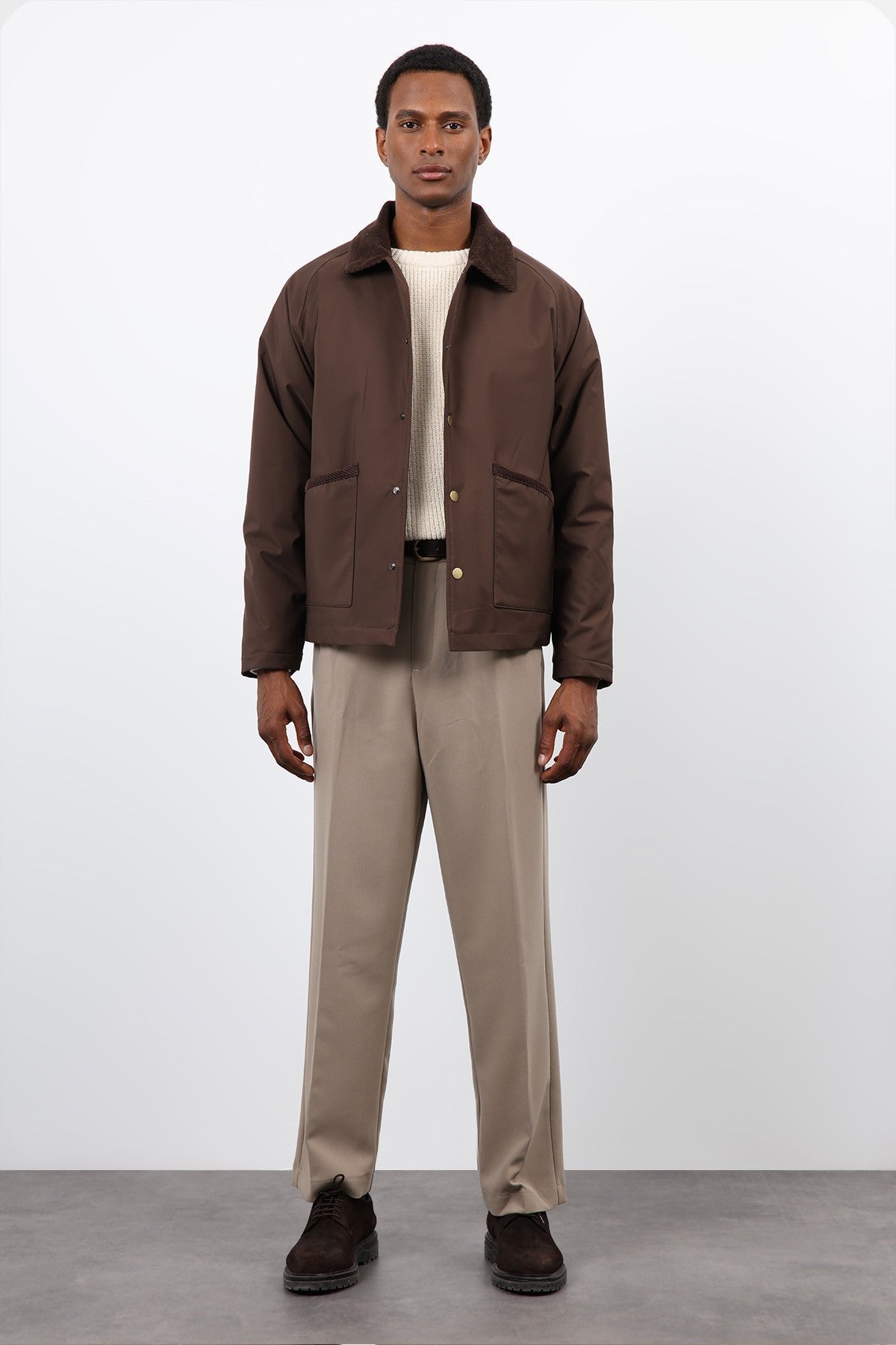 Antioch Contrast Collar Men's Jacket