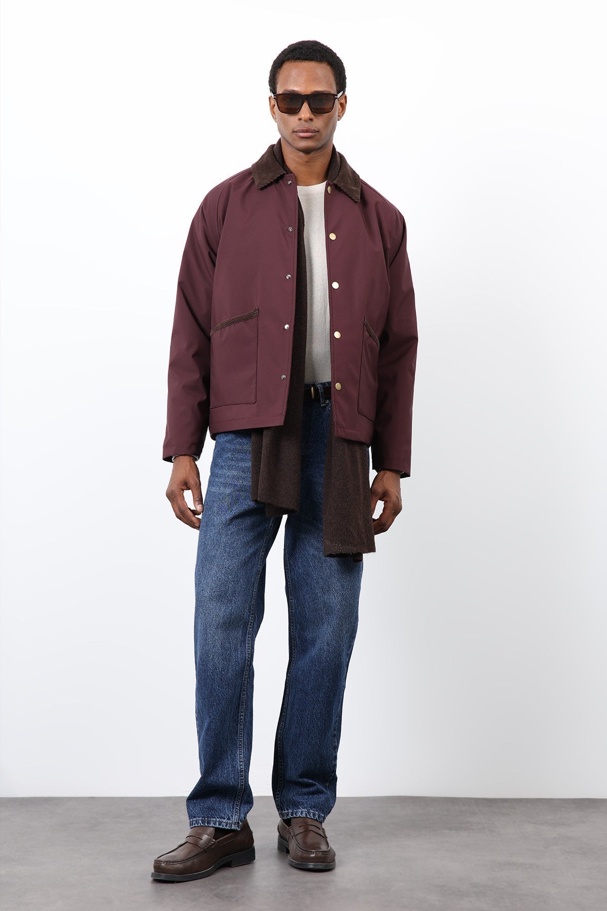 Antioch Contrast Collar Men's Jacket