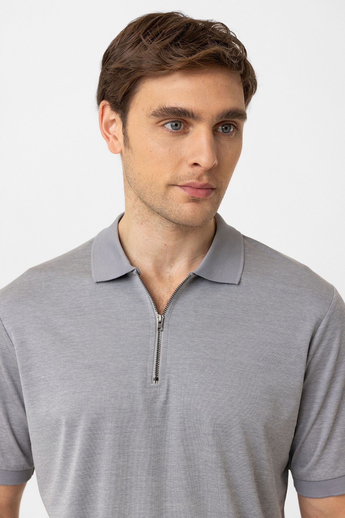 Antioch Zipper Regular Fit Men's T-Shirt