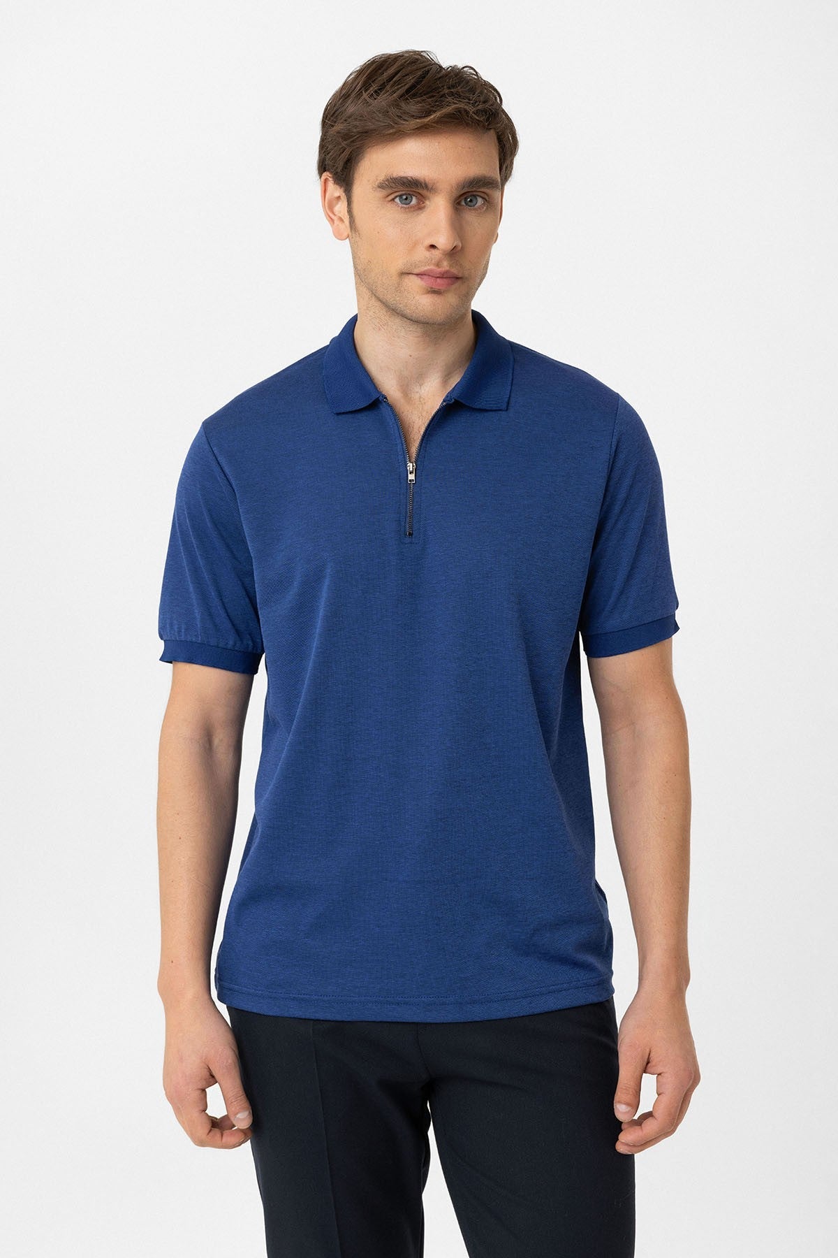 Antioch Zipper Regular Fit Men's T-Shirt