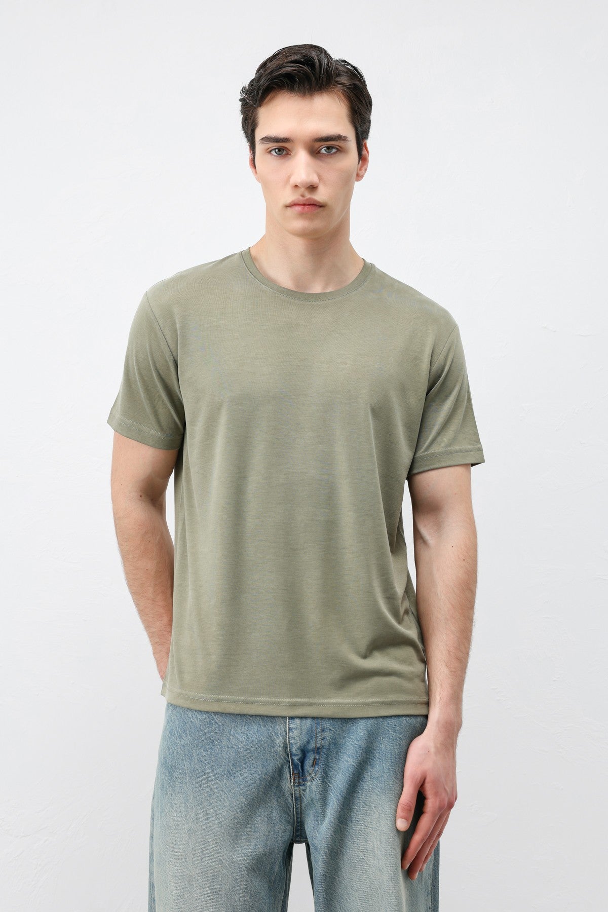 Antioch Regular Fit Modal Technical Fabric Men's T-Shirt