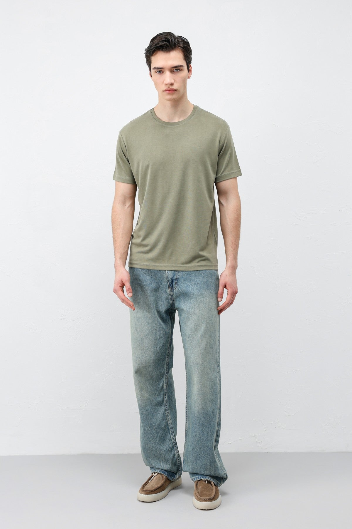 Antioch Regular Fit Modal Technical Fabric Men's T-Shirt