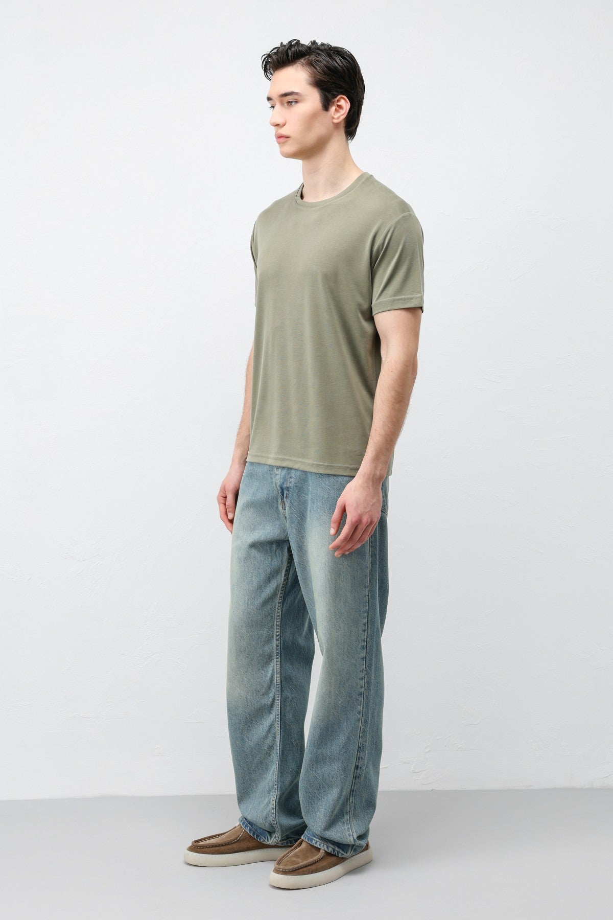 Antioch Regular Fit Modal Technical Fabric Men's T-Shirt