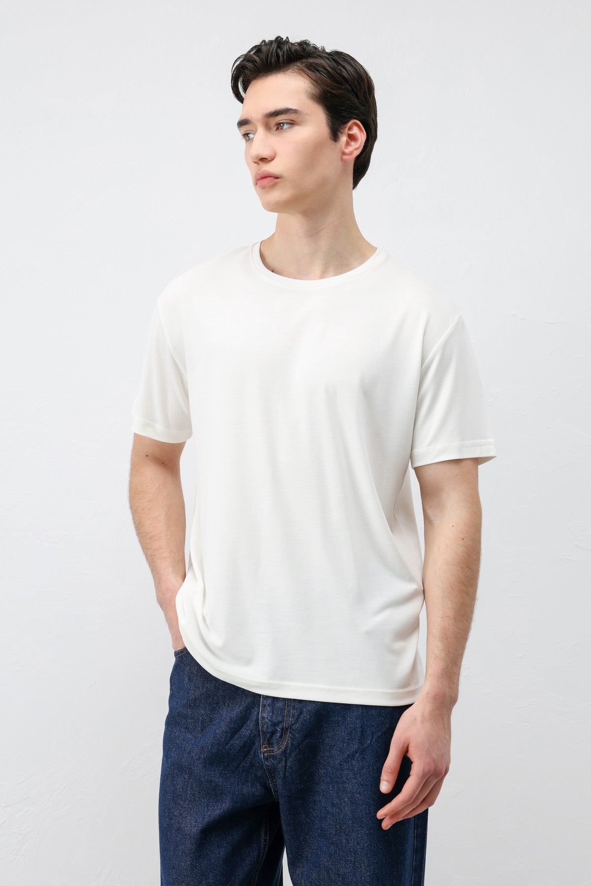 Antioch Regular Fit Modal Technical Fabric Men's T-Shirt
