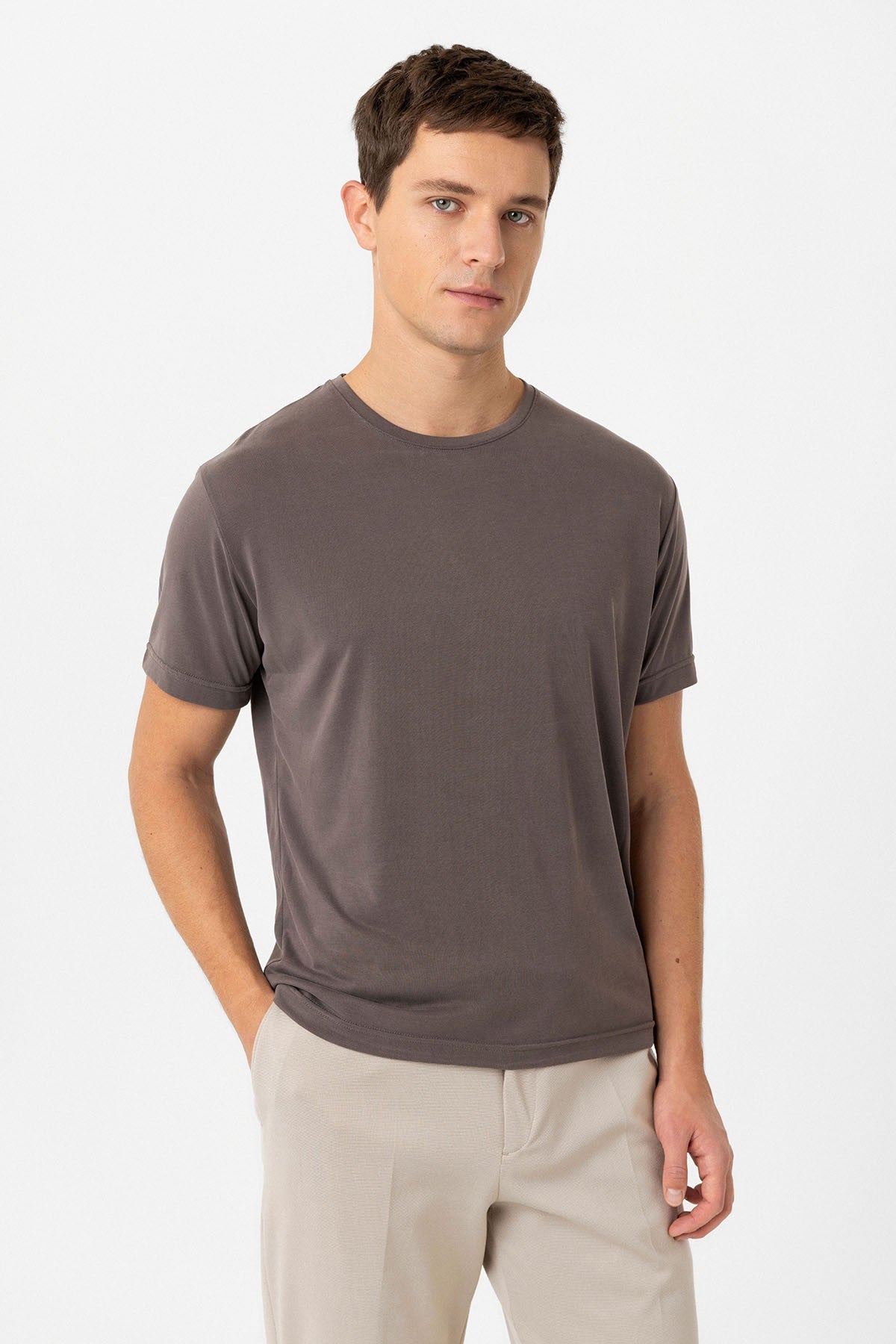 Antioch Regular Fit Modal Technical Fabric Men's T-Shirt