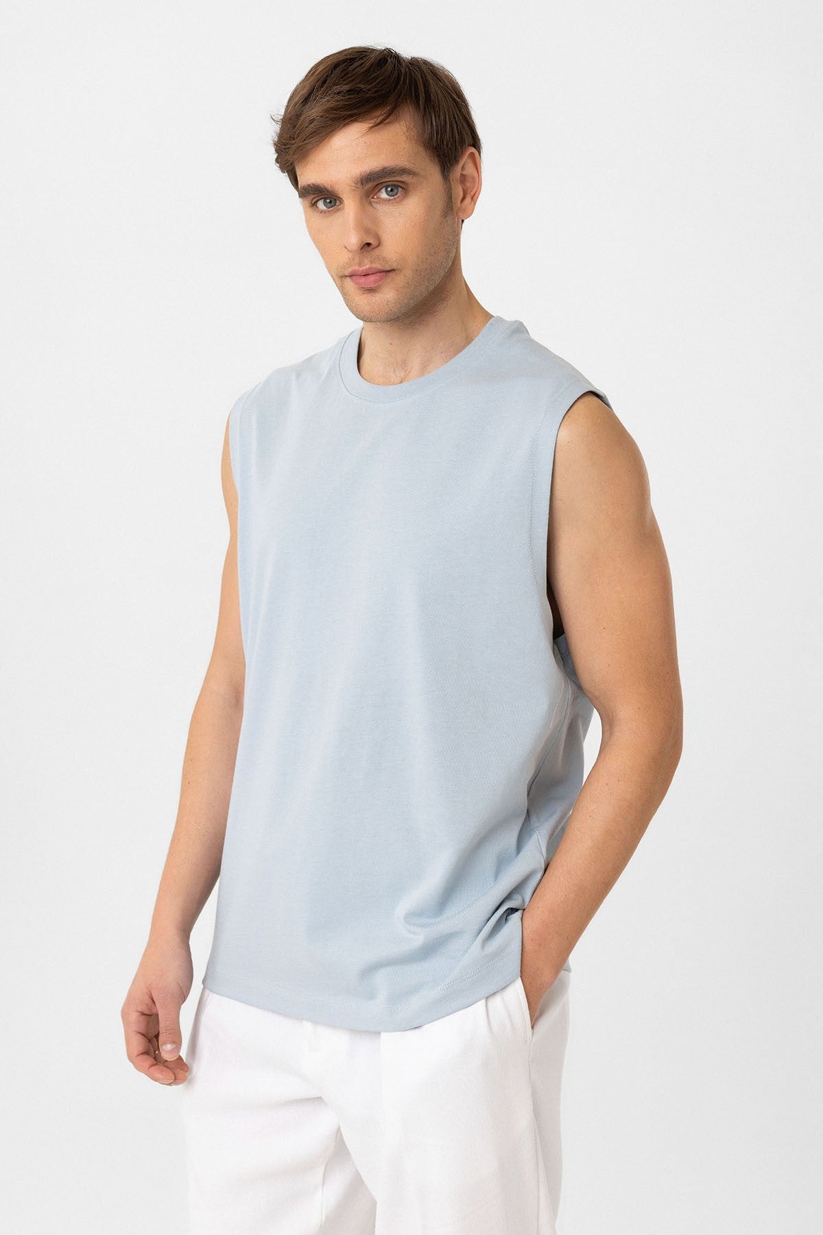 Antioch Relaxed Fit Men's Sleeveless T-Shirt