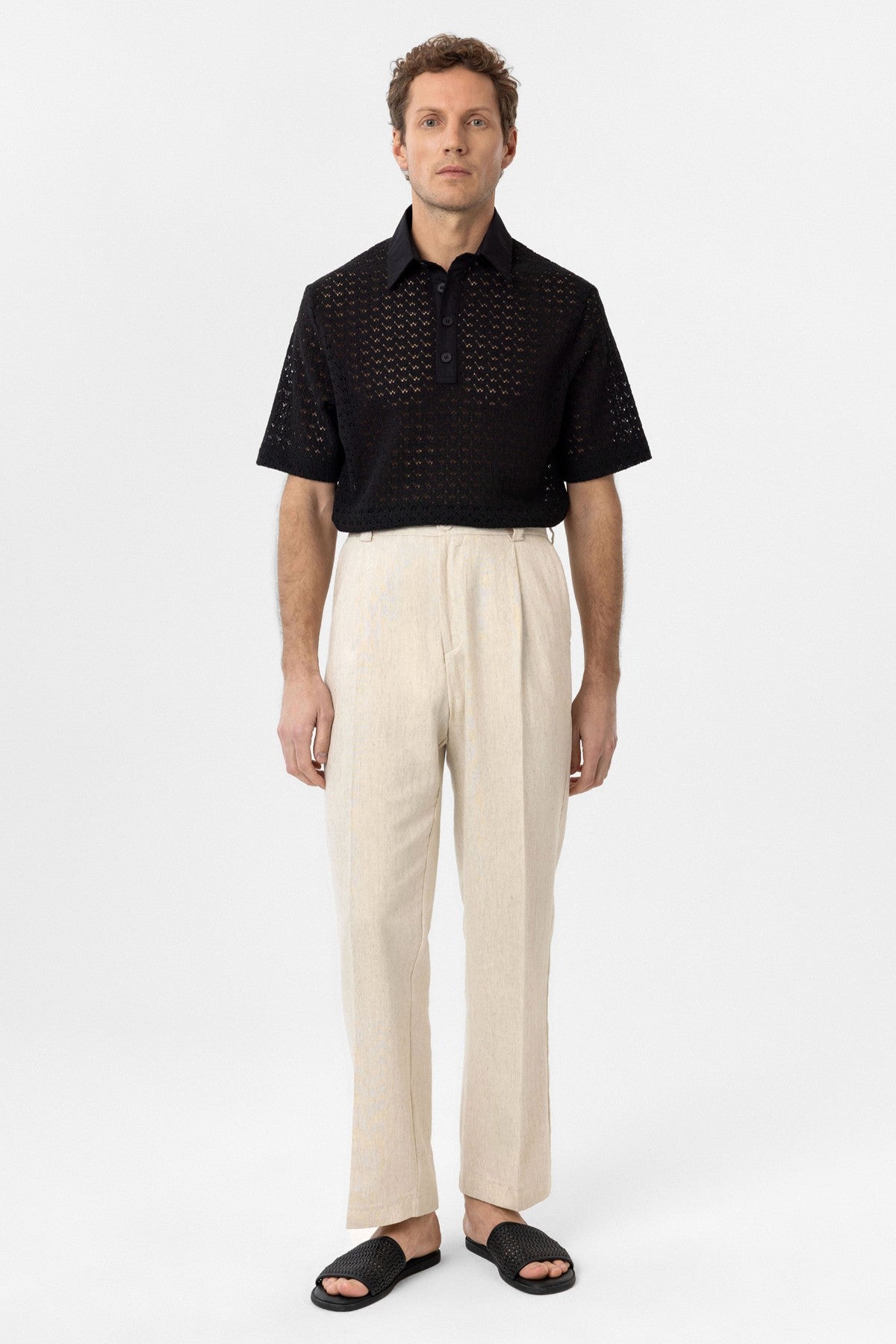 Antioch Polo-Neck Knit Men's T-Shirt