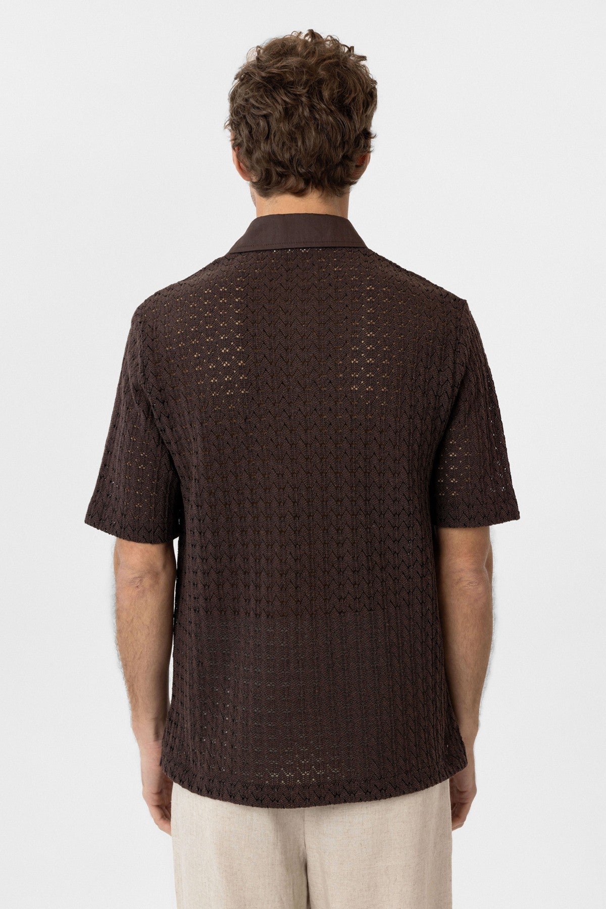 Antioch Polo-Neck Knit Men's T-Shirt