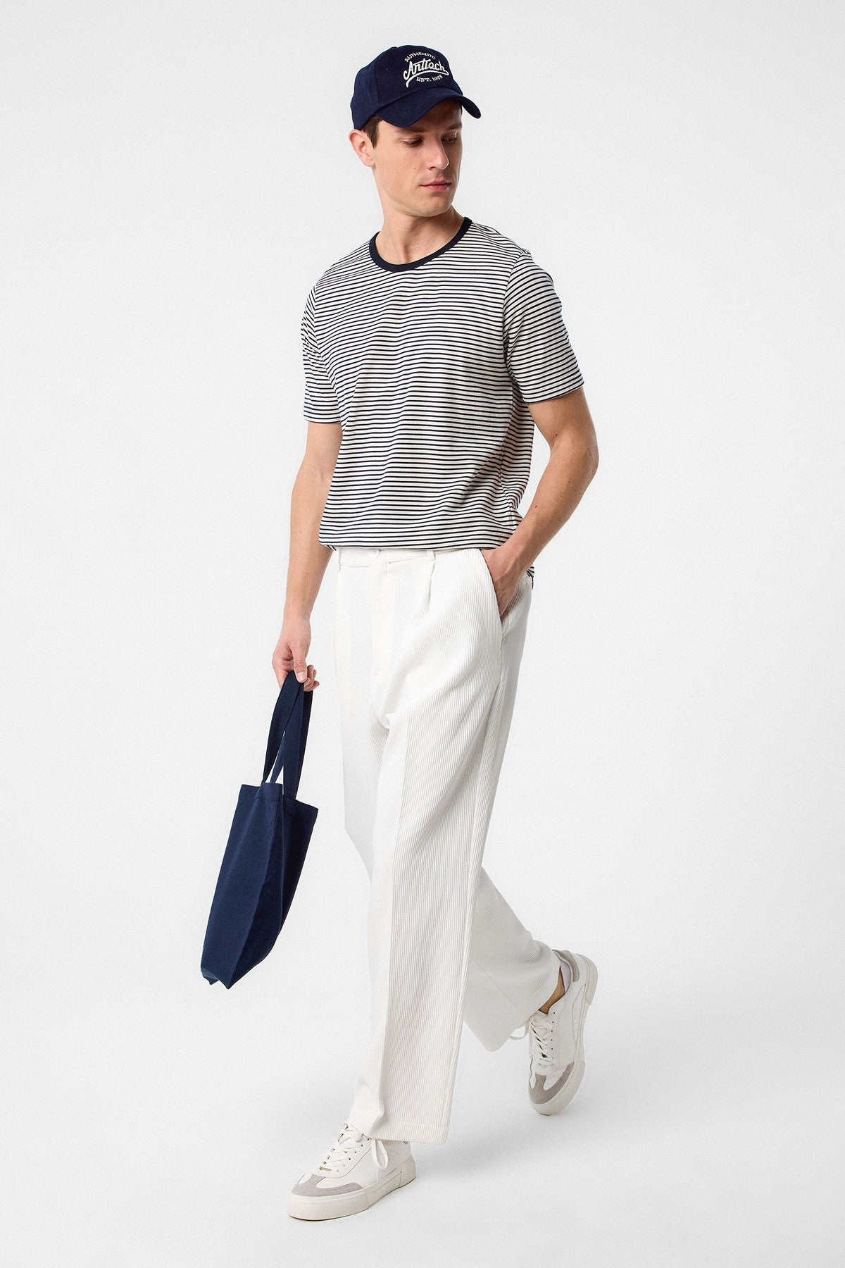 Antioch Regular Fit Striped Men's T-Shirt