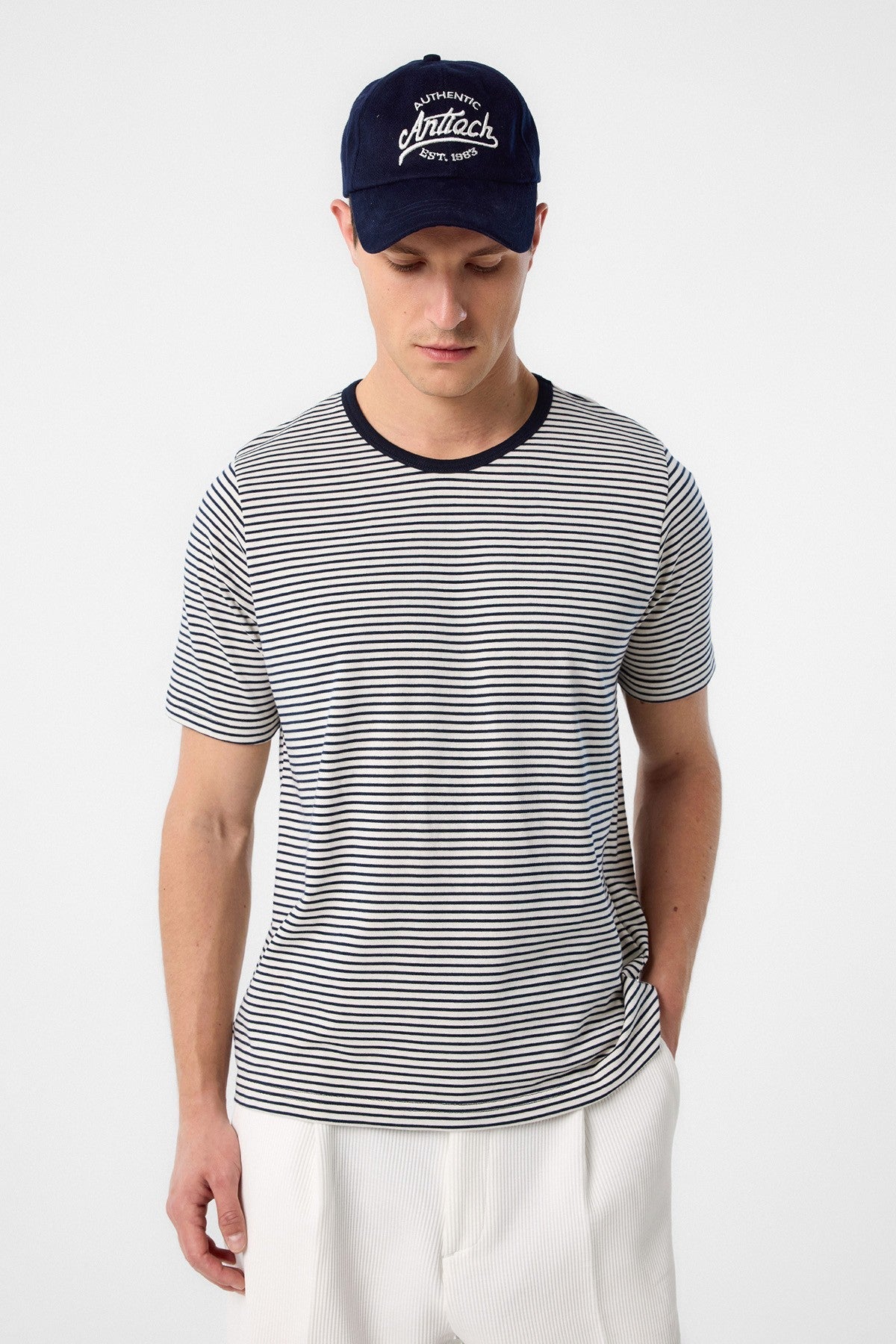 Antioch Regular Fit Striped Men's T-Shirt