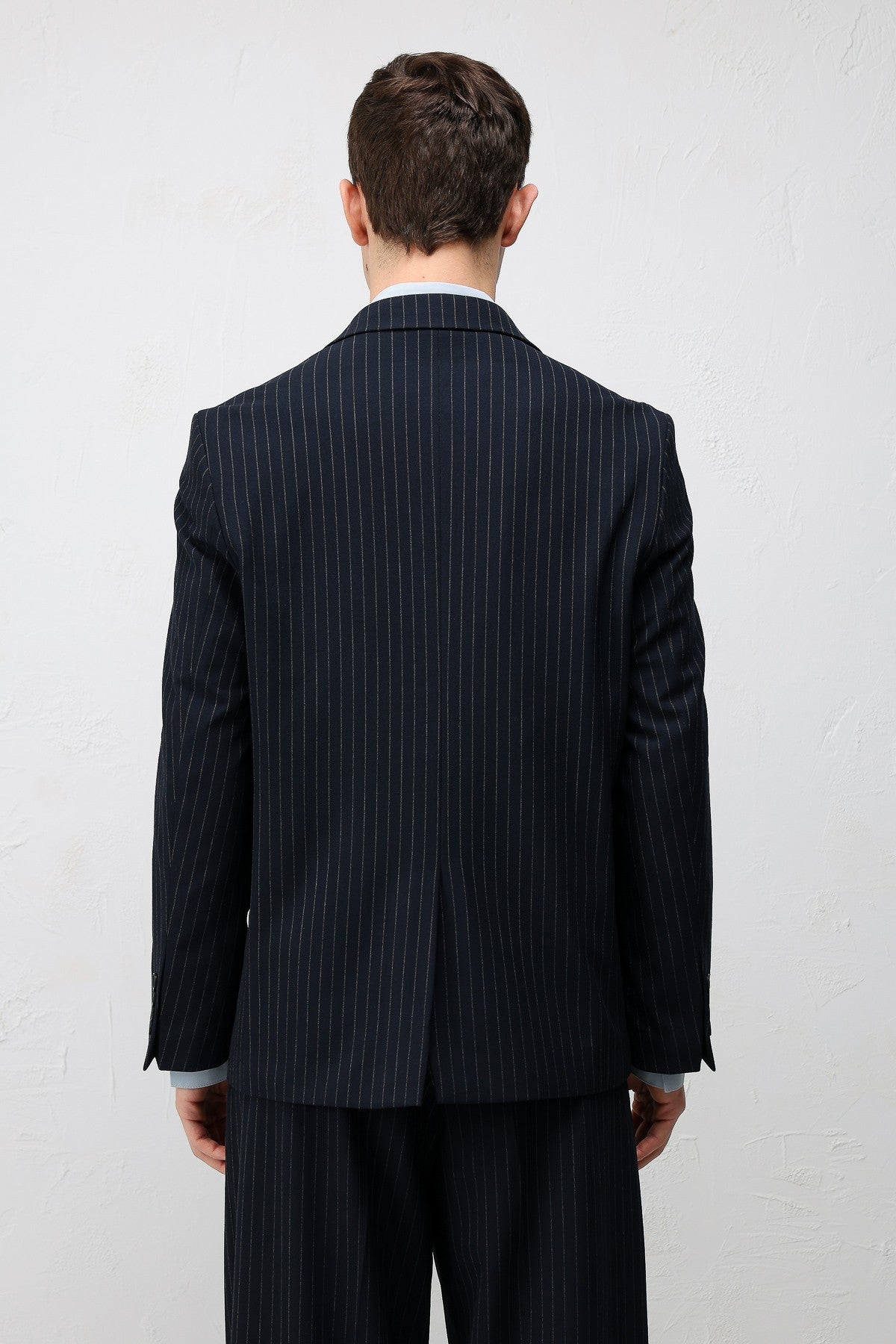 Relaxed-Fit Striped Men's Suit
