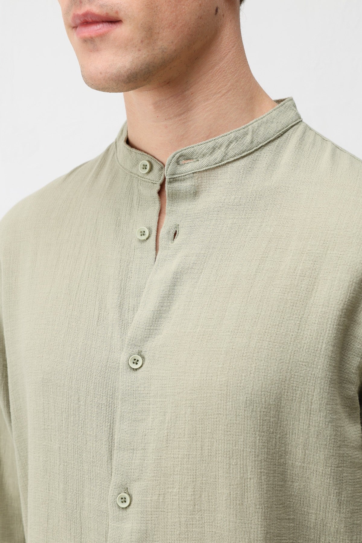 Antioch Crew-Neck Cotton Men's Shirt