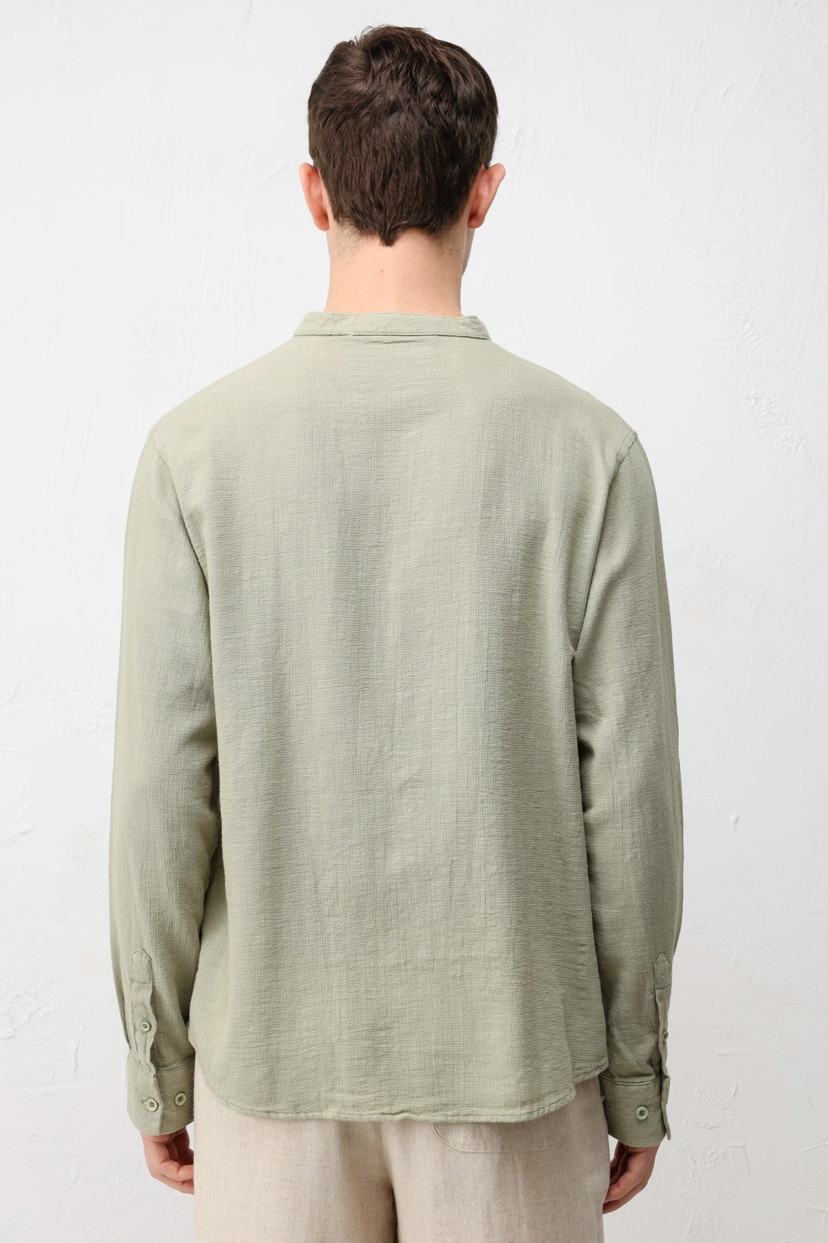 Antioch Crew-Neck Cotton Men's Shirt