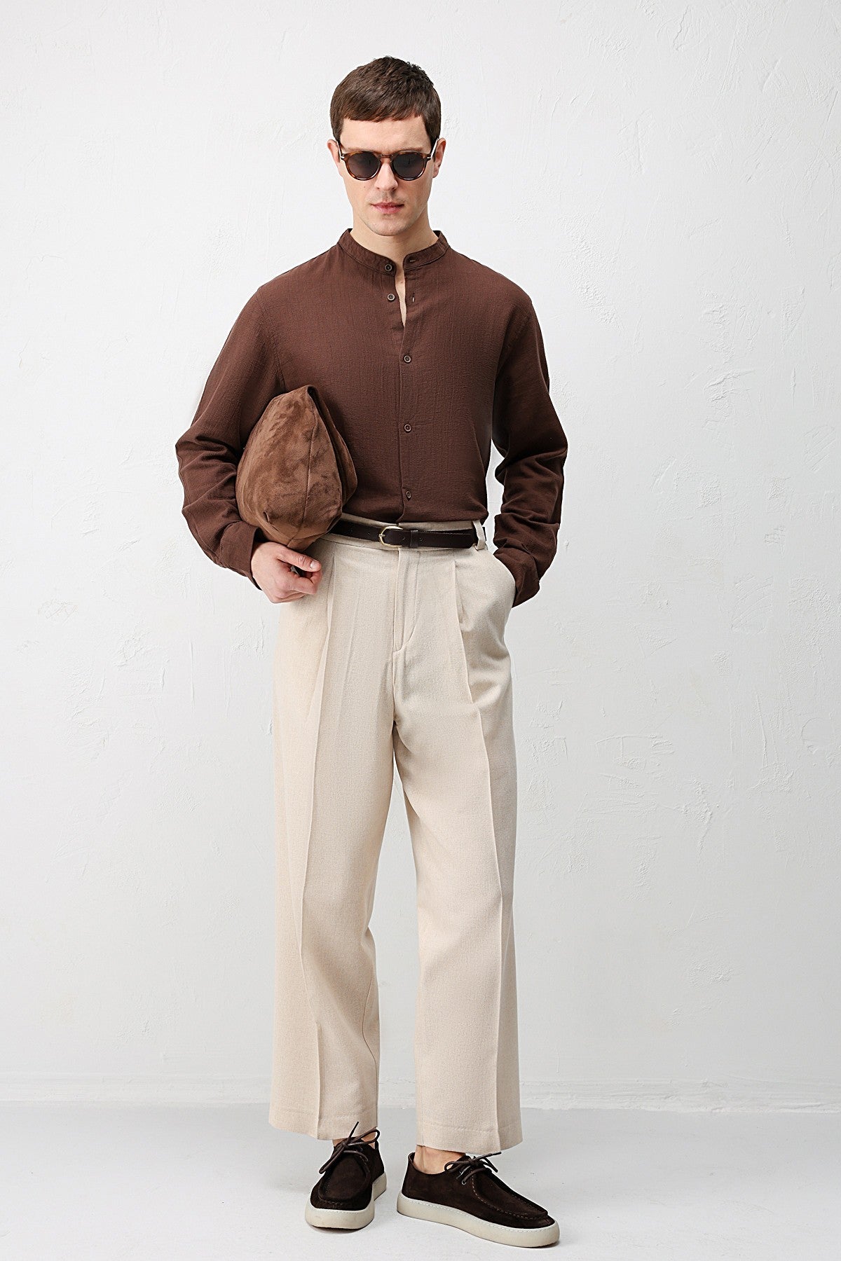 Antioch Crew-Neck Cotton Men's Shirt