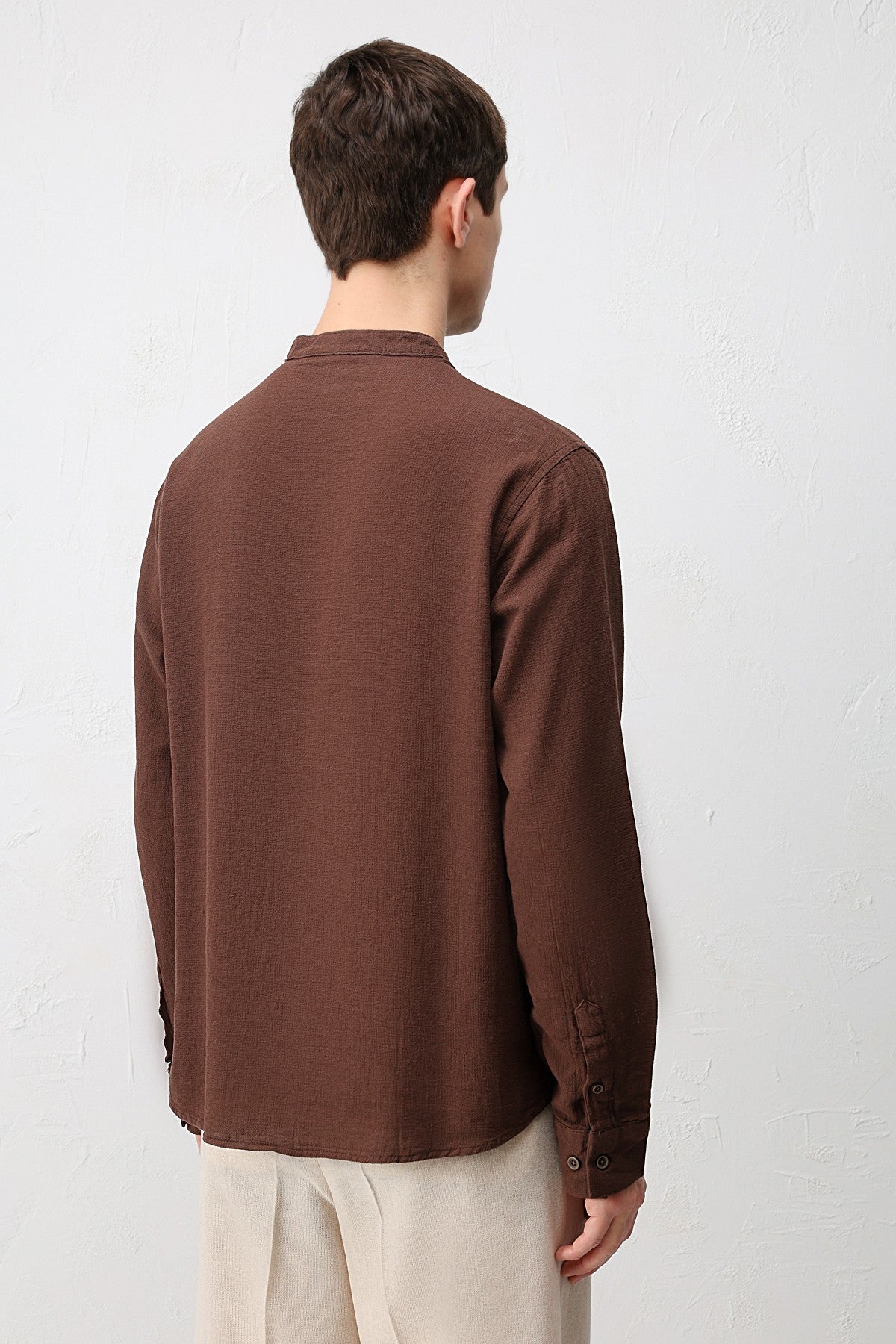 Antioch Crew-Neck Cotton Men's Shirt