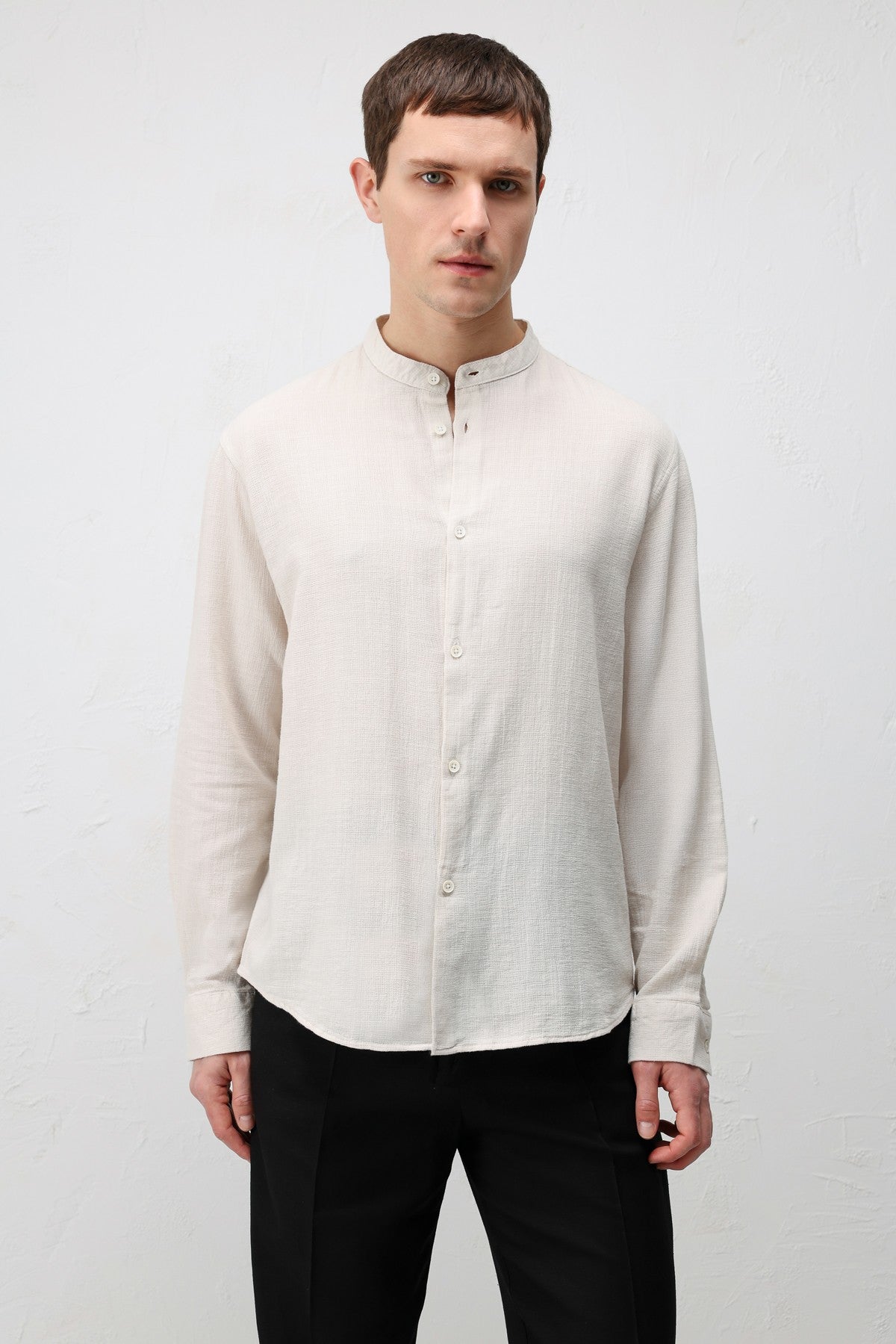 Antioch Crew-Neck Cotton Men's Shirt