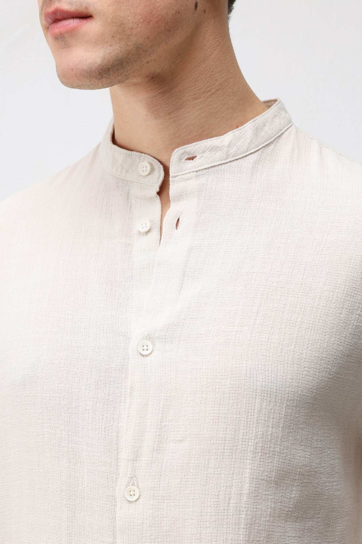 Antioch Crew-Neck Cotton Men's Shirt