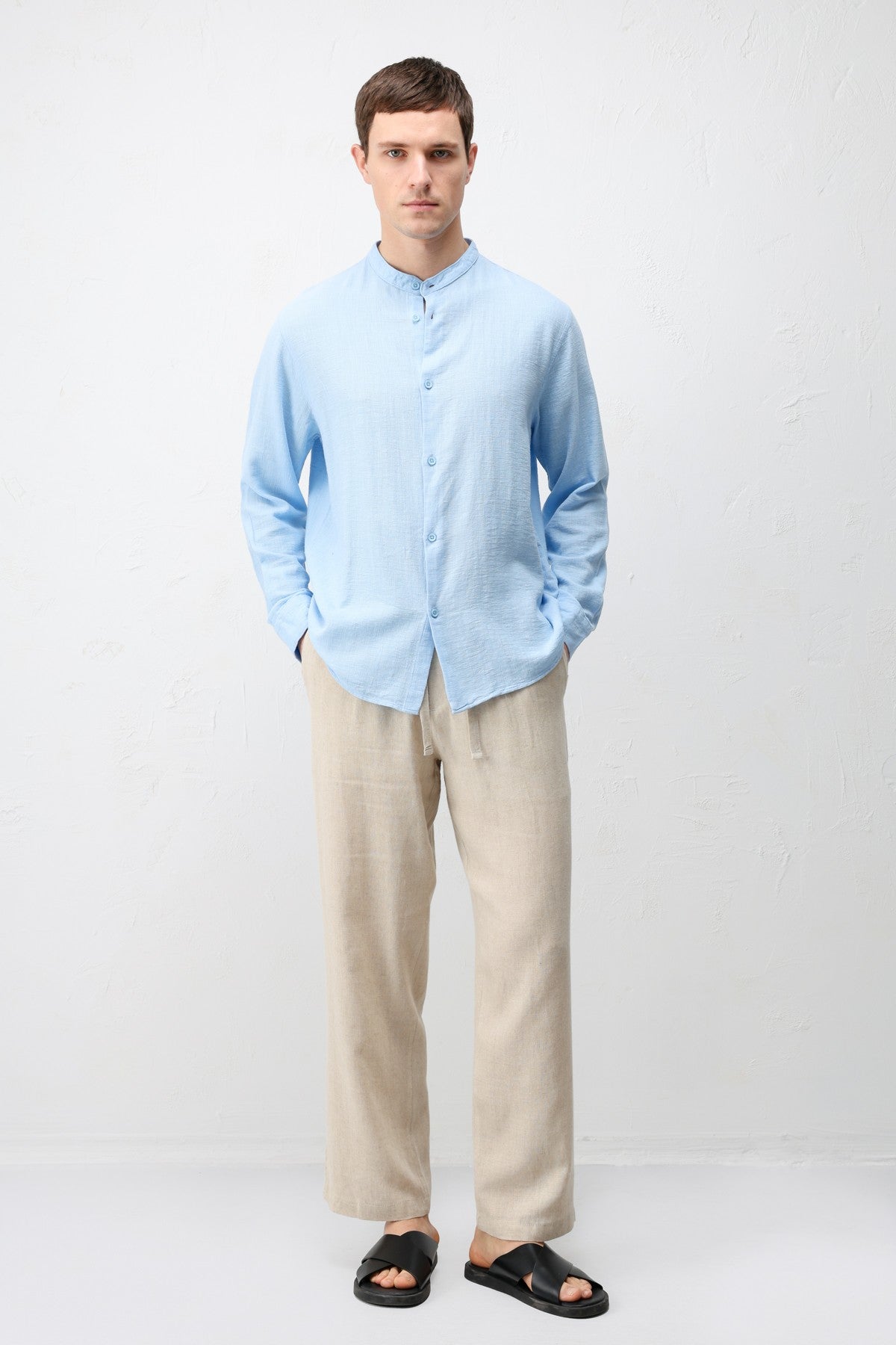 Antioch Crew-Neck Cotton Men's Shirt