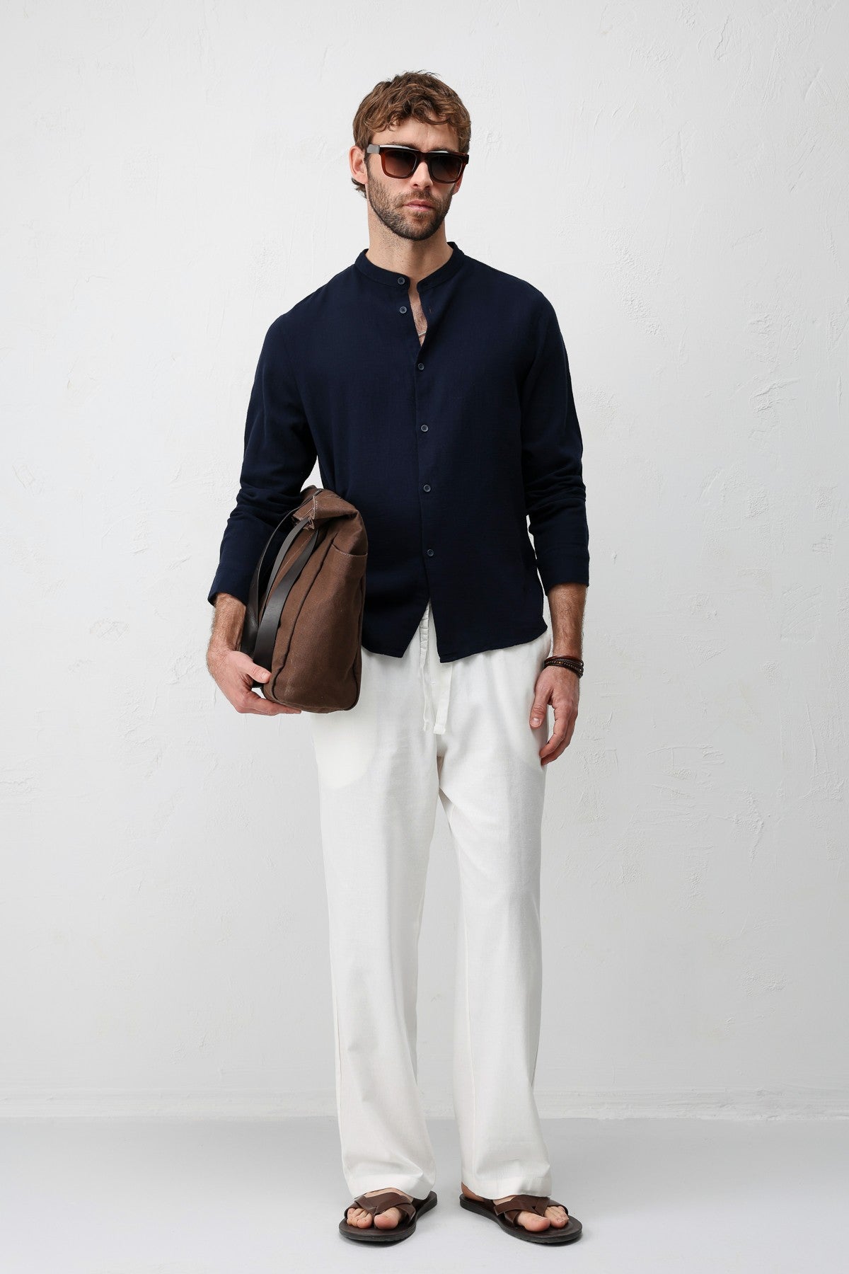 Antioch Crew-Neck Cotton Men's Shirt
