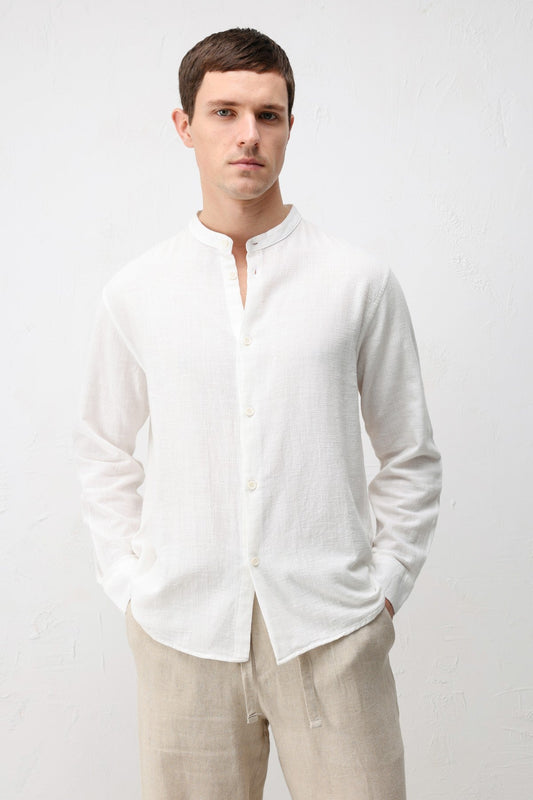 Antioch Crew-Neck Cotton Men's Shirt