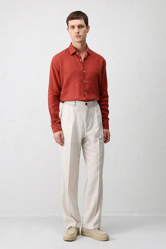 Antioch 100% Linen Relaxed-Fit Men's Shirt
