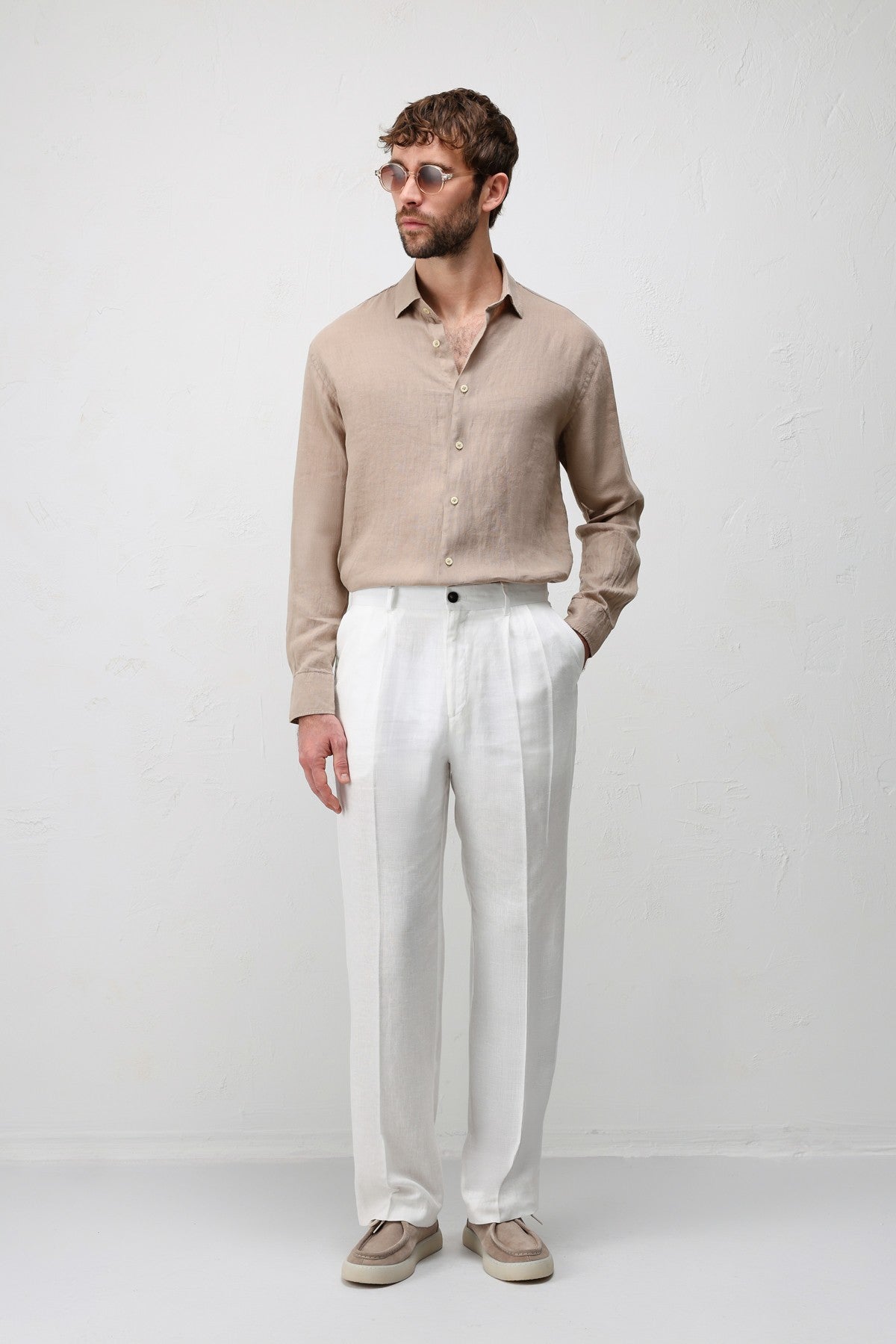 Antioch 100% Linen Relaxed-Fit Men's Shirt