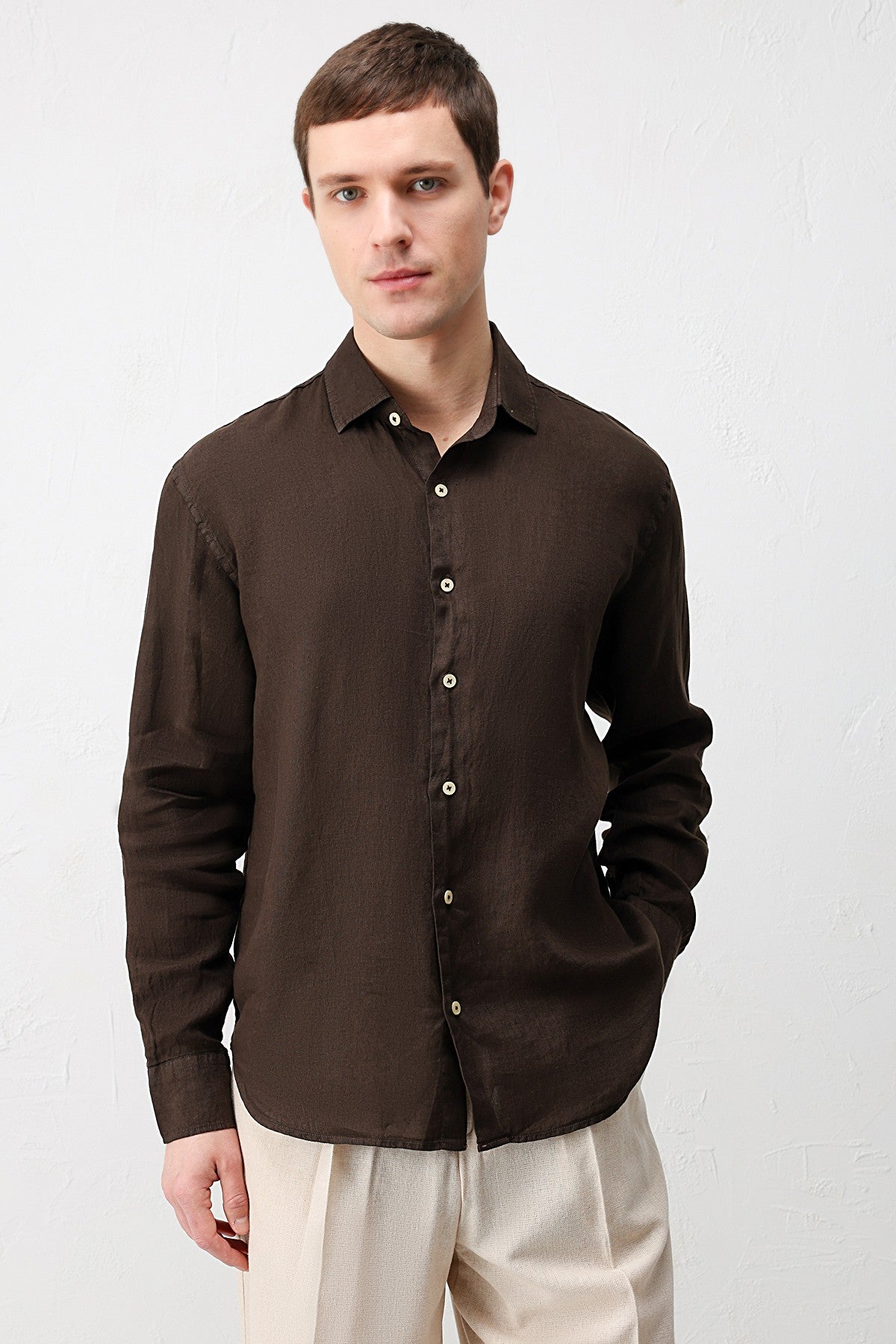 Antioch 100% Linen Relaxed-Fit Men's Shirt