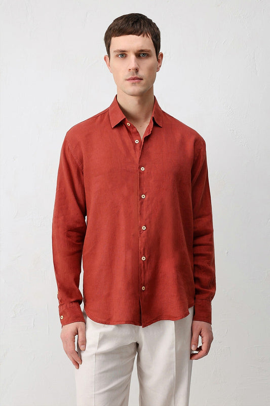 Antioch 100% Linen Relaxed-Fit Men's Shirt