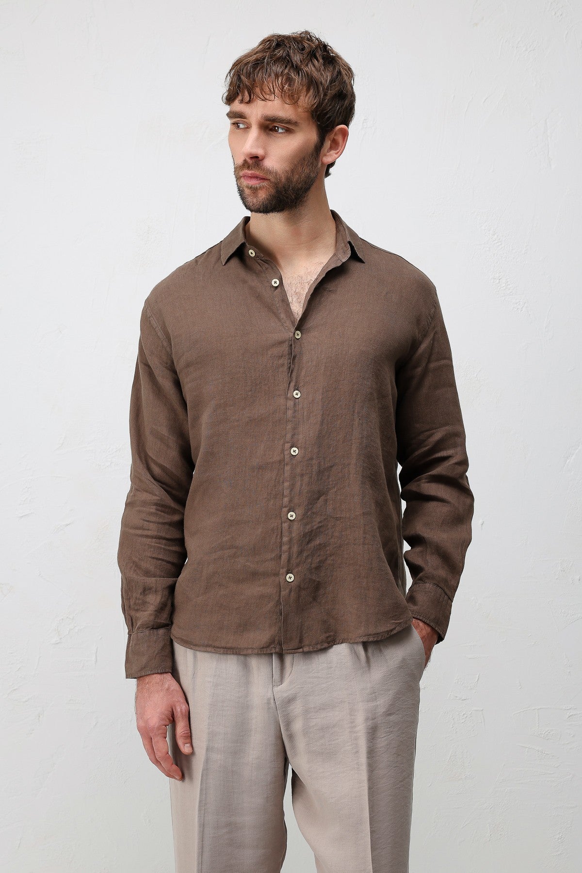 Antioch 100% Linen Relaxed-Fit Men's Shirt