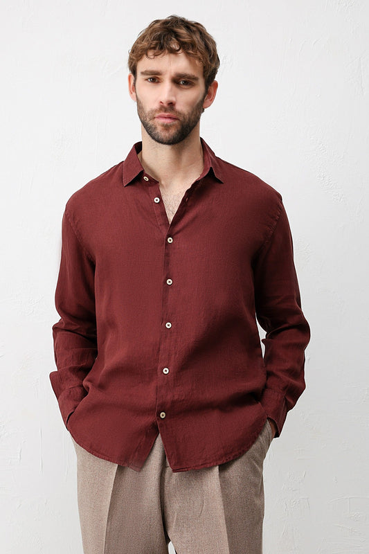 Antioch 100% Linen Relaxed-Fit Men's Shirt