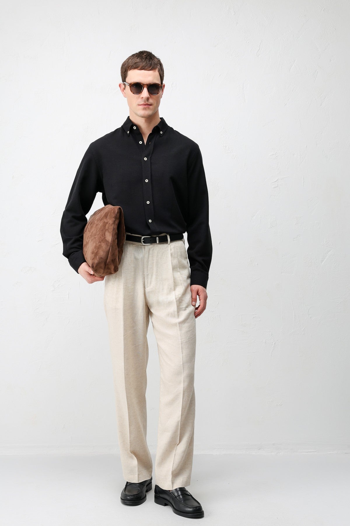 Antioch Linen-Blend Relaxed-Fit Men's Shirt