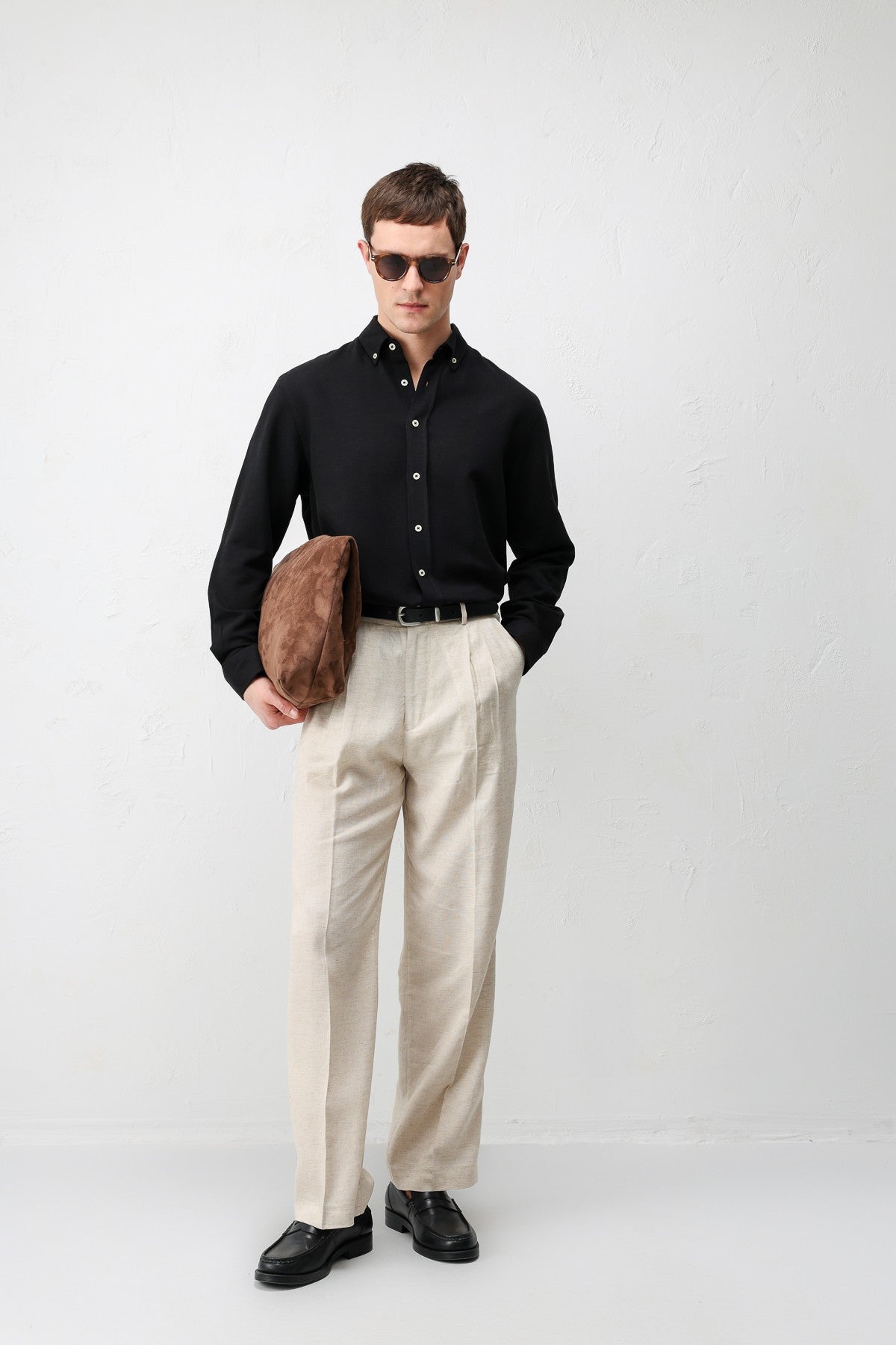 Antioch Linen-Blend Relaxed-Fit Men's Shirt