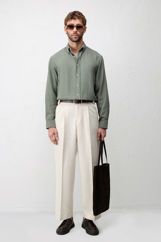Antioch Linen-Blend Relaxed-Fit Men's Shirt