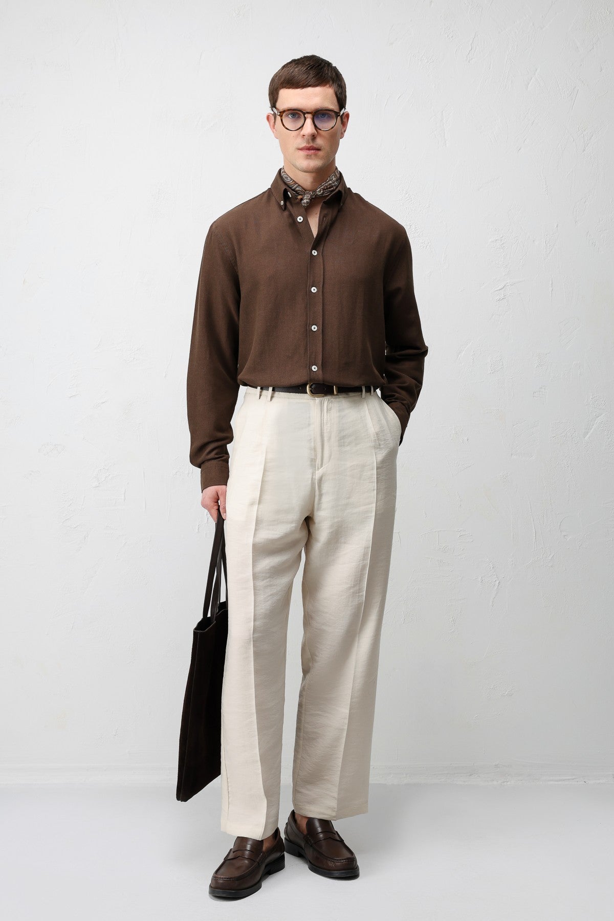 Antioch Linen-Blend Relaxed-Fit Men's Shirt