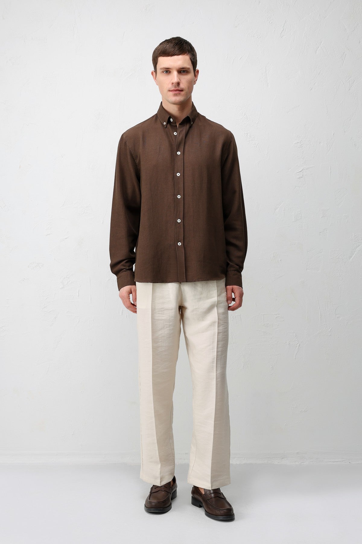 Antioch Linen-Blend Relaxed-Fit Men's Shirt