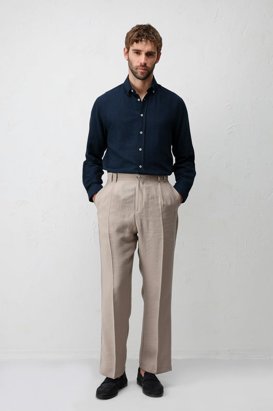 Antioch Linen-Blend Relaxed-Fit Men's Shirt