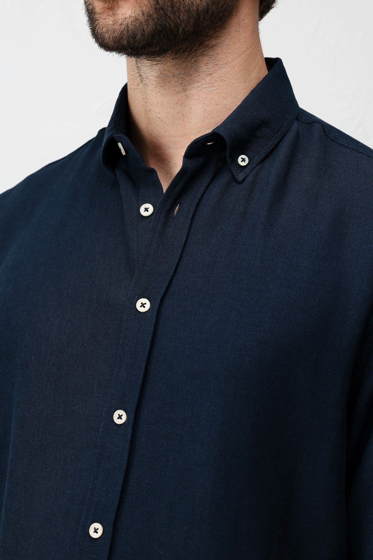 Antioch Linen-Blend Relaxed-Fit Men's Shirt
