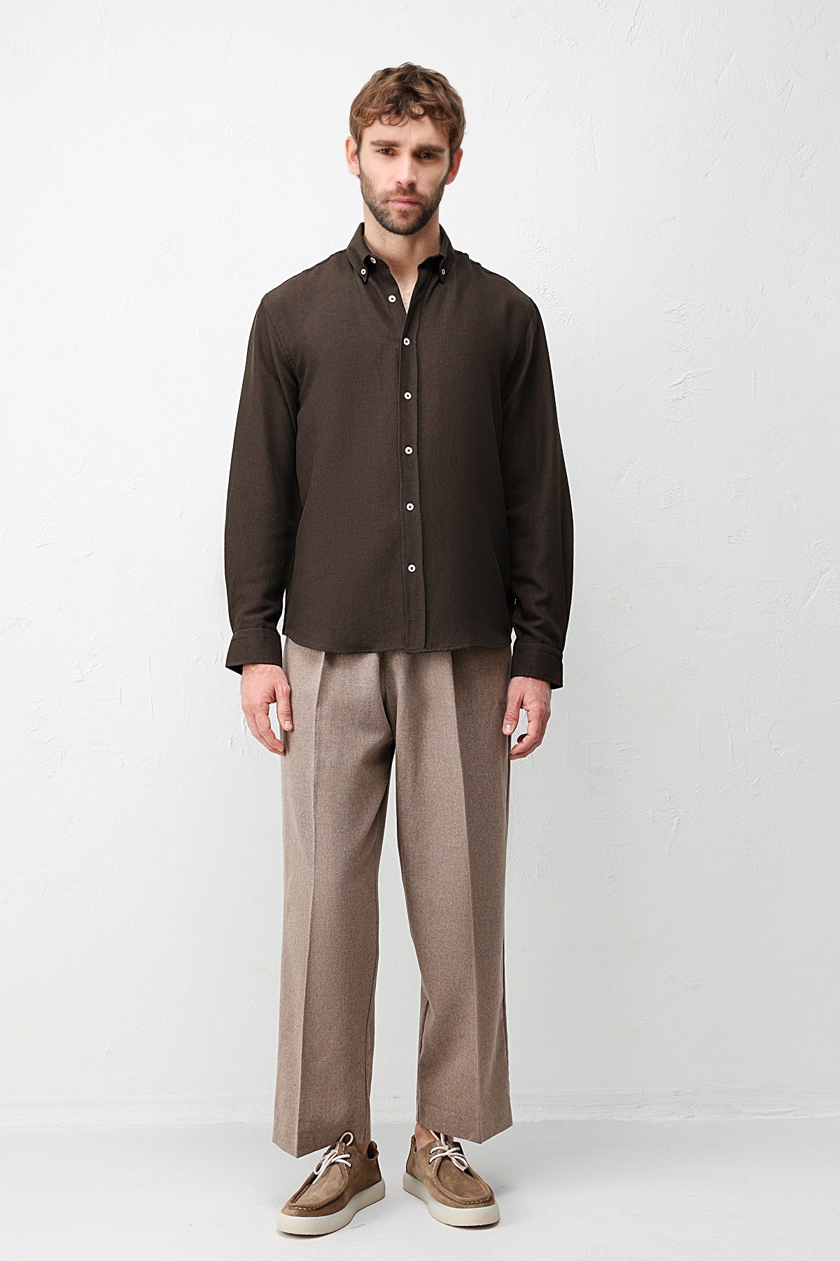 Antioch Linen-Blend Relaxed-Fit Men's Shirt