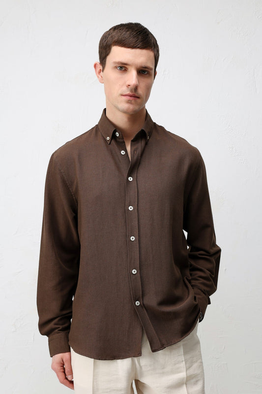 Antioch Linen-Blend Relaxed-Fit Men's Shirt
