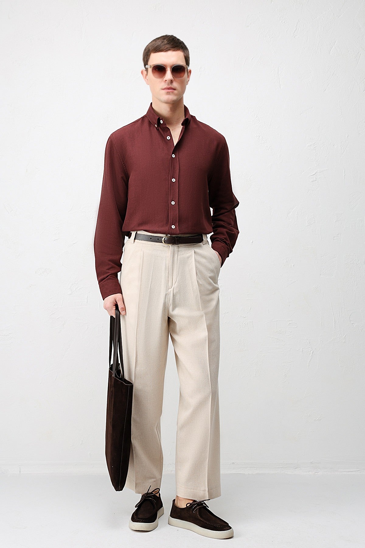 Antioch Linen-Blend Relaxed-Fit Men's Shirt